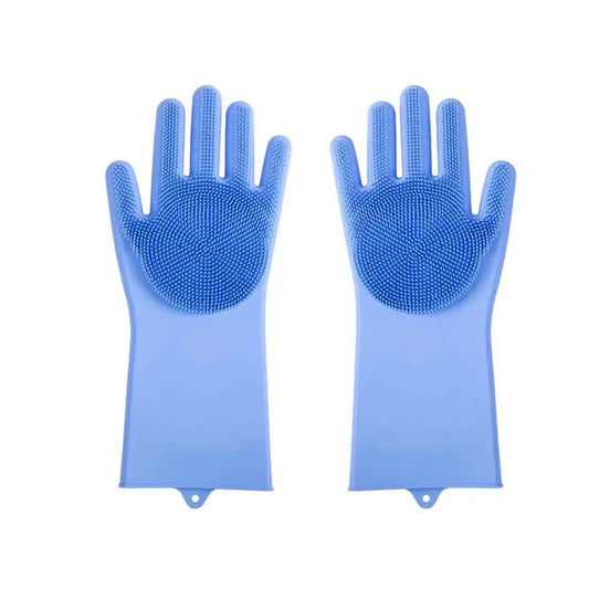 Magic Silicone Scrubbing Gloves