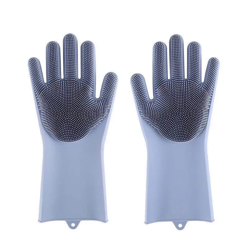 Magic Silicone Scrubbing Gloves