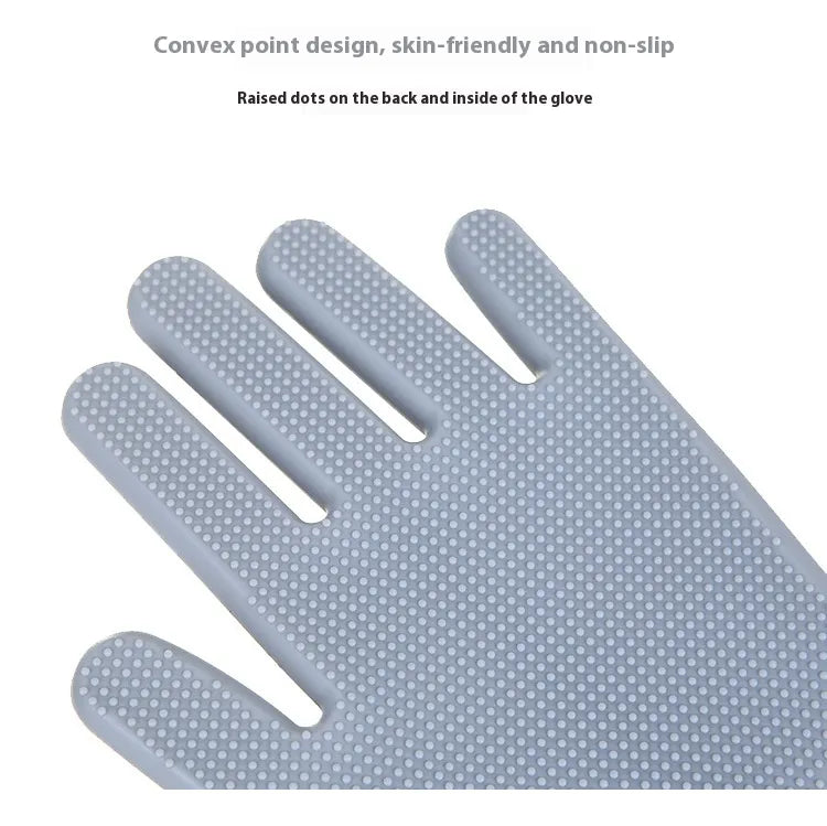 Magic Silicone Scrubbing Gloves