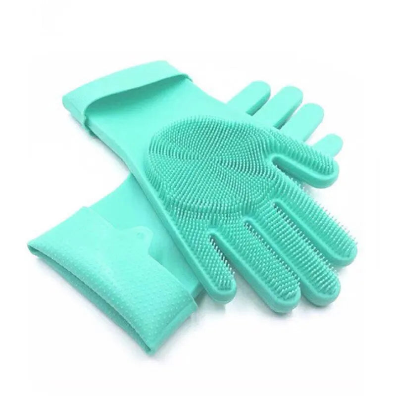 Magic Silicone Scrubbing Gloves