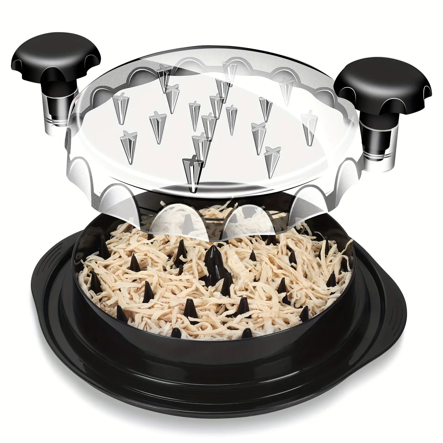 Easy Chicken Shred Tool with Clear Lid